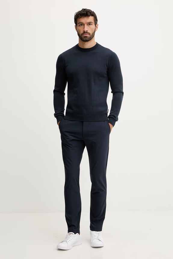 EA7 Emporio Armani sweter bawełniany AF14755.7M000541 granatowy SS26