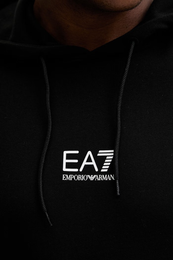 Bavlnená mikina EA7 Emporio Armani AF22266.7M001403 čierna