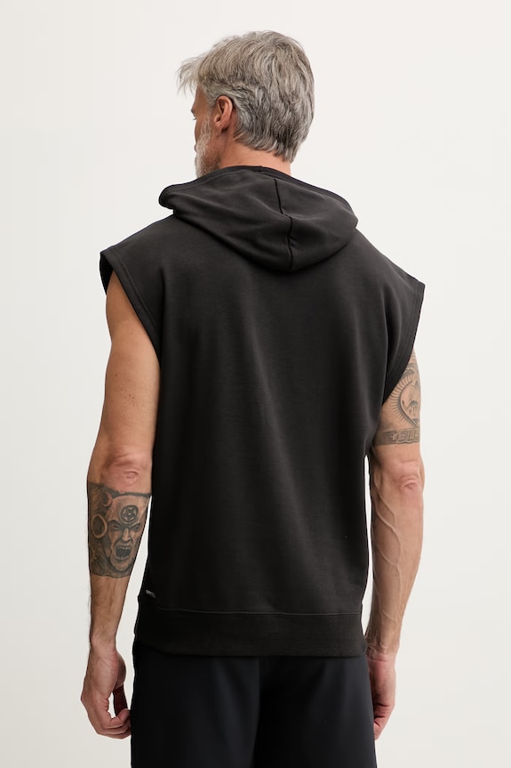 Îmbrăcăminte Puma hanorac fără mâneci pentru bărbați, cu bumbac GRAPHICS FRENCH 528672 negru