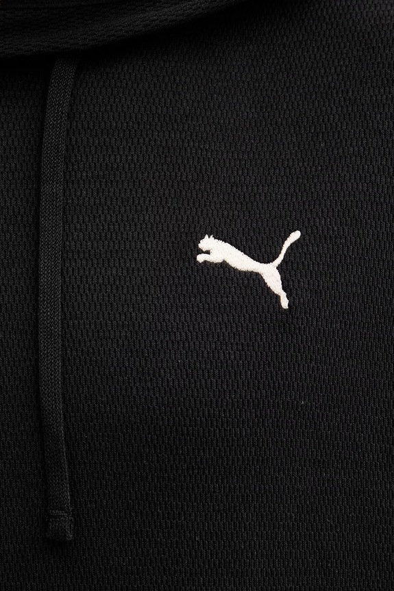Puma bluza z kapturem męska z bawełną Essentials Elevated 692019 czarny