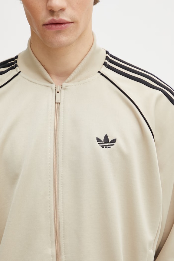 adidas Originals bluza rozpinana męska beżowy KC8524