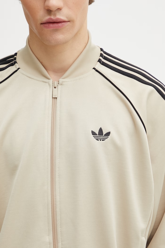 adidas Originals bluza rozpinana męska beżowy KC8524
