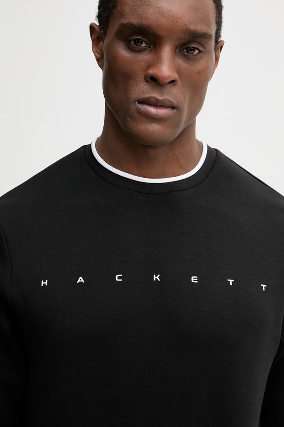 Hackett London bluza czarny HM5800087