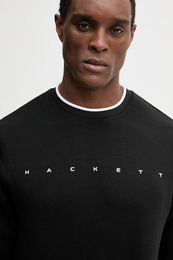 Hackett London bluza czarny HM5800087