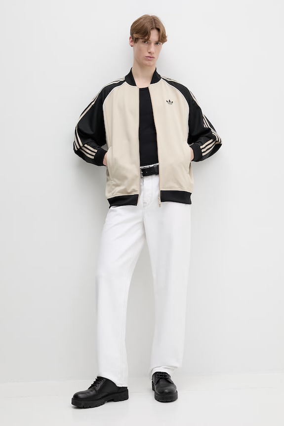 adidas Originals bluza rozpinana męska KE0114 beżowy SS26