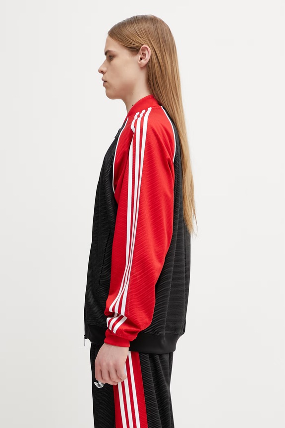 adidas Originals felpa con cerniera da uomo KE0115 nero SS26