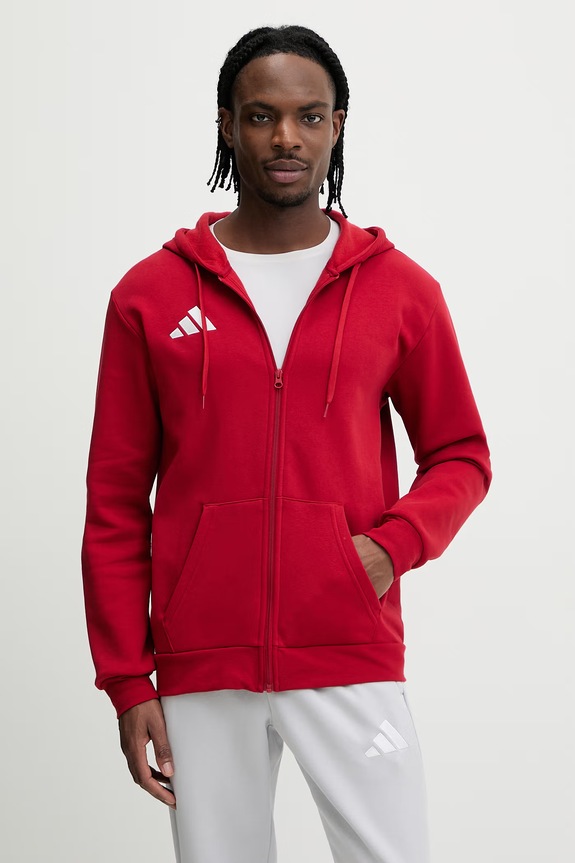 Μπλούζα adidas Performance Entrada26 με κουκούλα κόκκινο KF5944