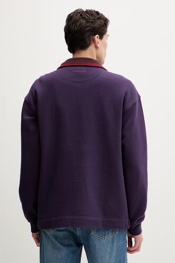 Ρούχα Βαμβακερή μπλούζα adidas Originals KS6853 μωβ