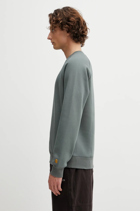 Carhartt WIP cotton sweatshirt Chase Sweat I033660.3H4XX green SS26
