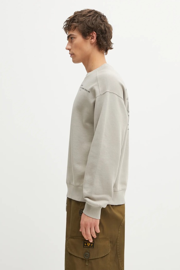 Carhartt WIP hanorac de bumbac Punched Sweat I036039.3GEXX bej SS26