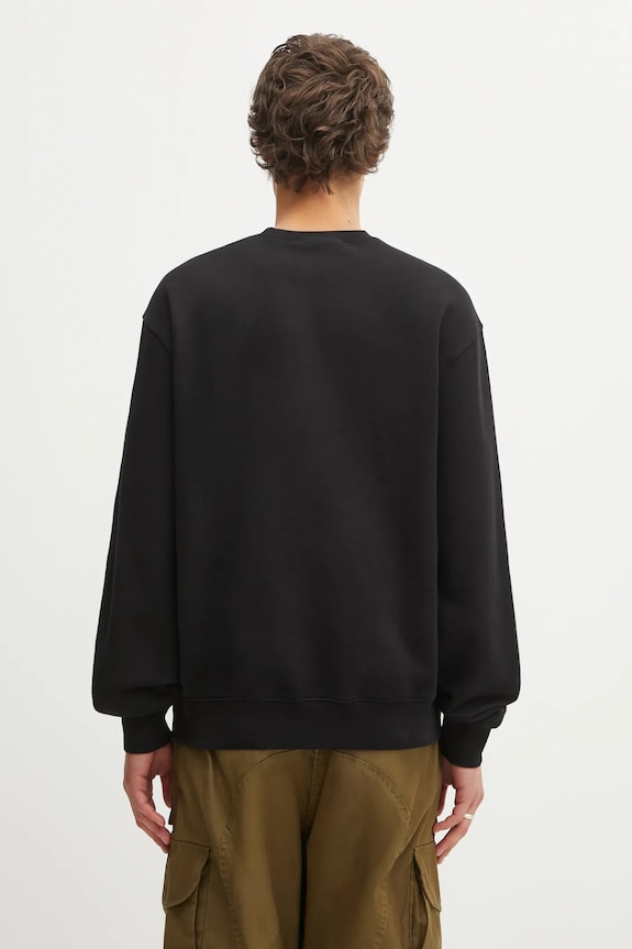 Odzież Carhartt WIP bluza bawełniana Clover Sweat I036038.89XX czarny