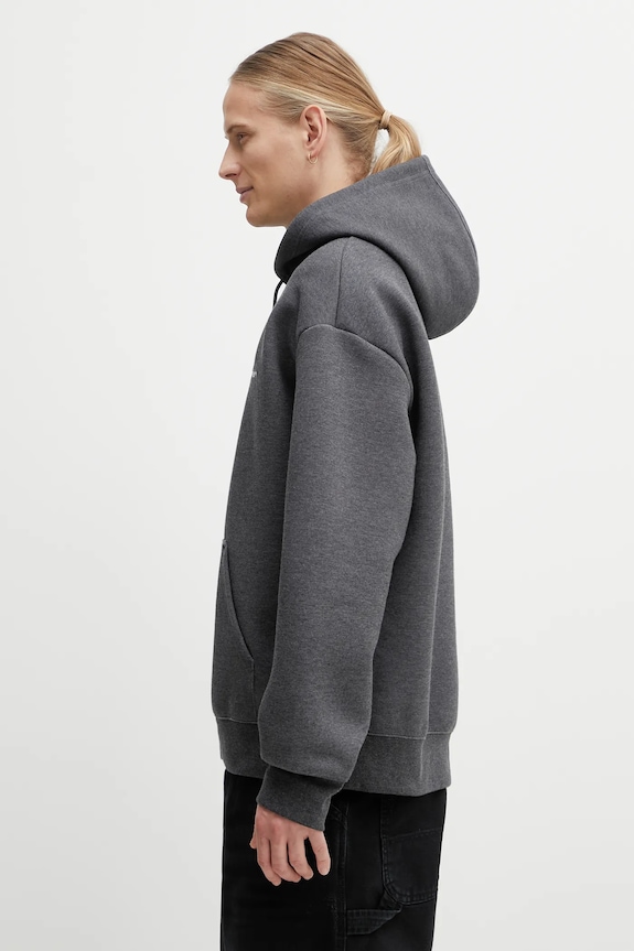 Carhartt WIP felpa Hooded Alda Sweat I036055.0D2XX grigio SS26