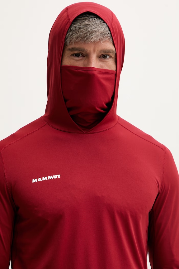 Mammut tréningová mikina pánska Selun burgundské 1016.02110
