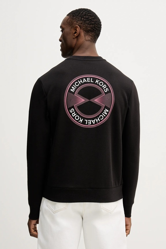 Michael Kors bluză print negru CR652G25MF
