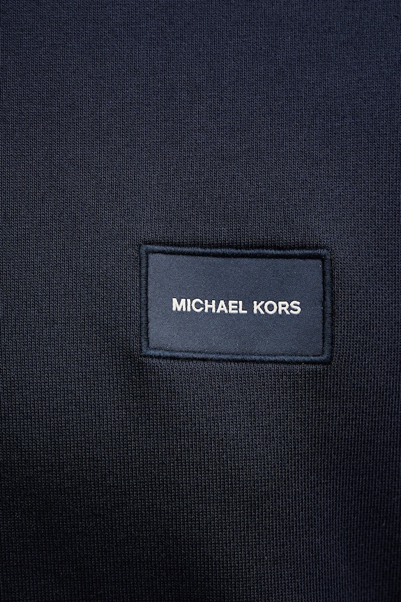 Βαμβακερή μπλούζα Michael Kors CR652T8HC4 σκούρο μπλε