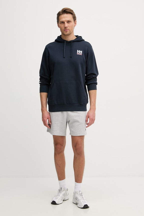 Helly Hansen bluza męska bawełniana SHORELINE 54546 granatowy SS26