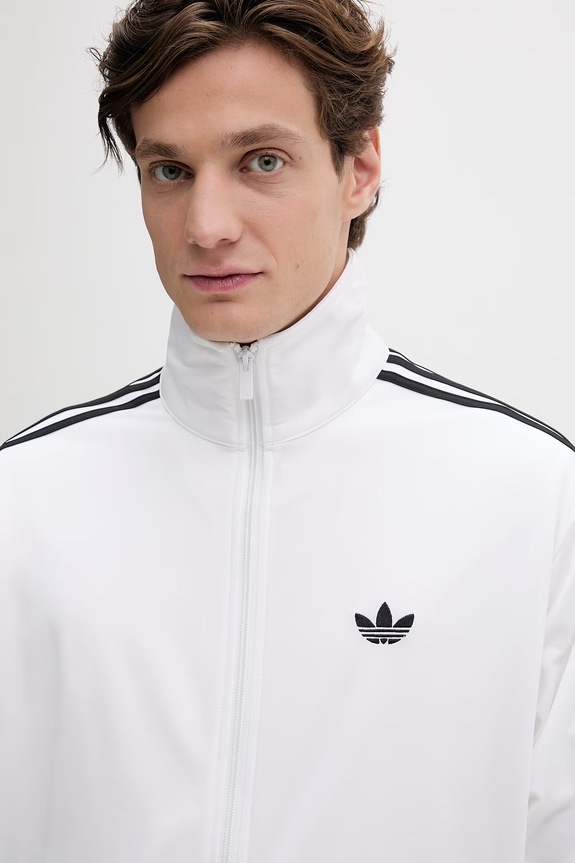 Pulover adidas Originals Firebird bela KD8308