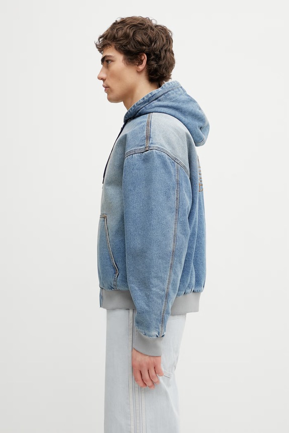 adidas Originals дънково яке от деним мъжко KE0131 син SS26