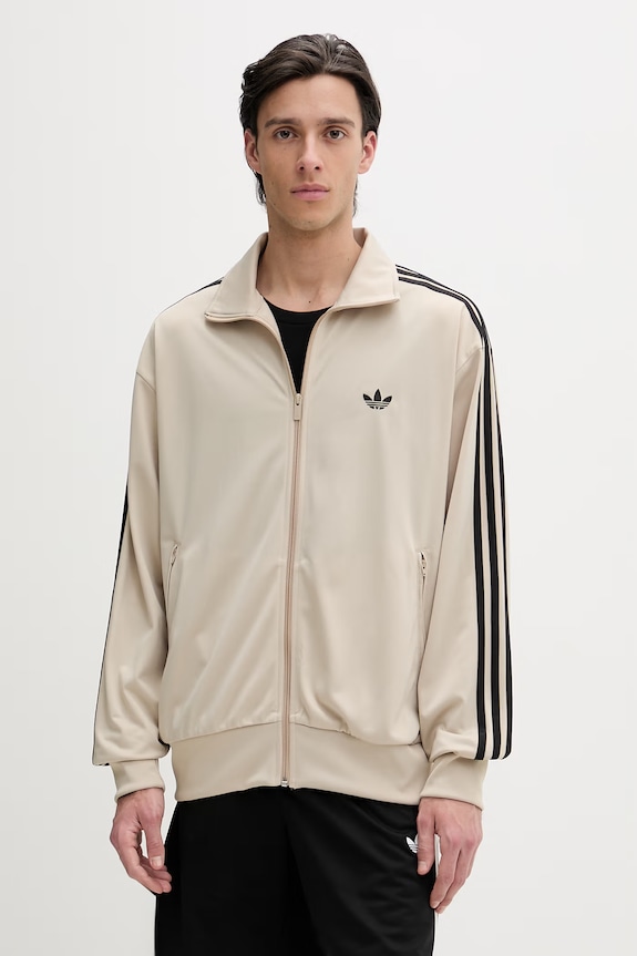 adidas Originals bluză Firebird imprimeu bej KE7960