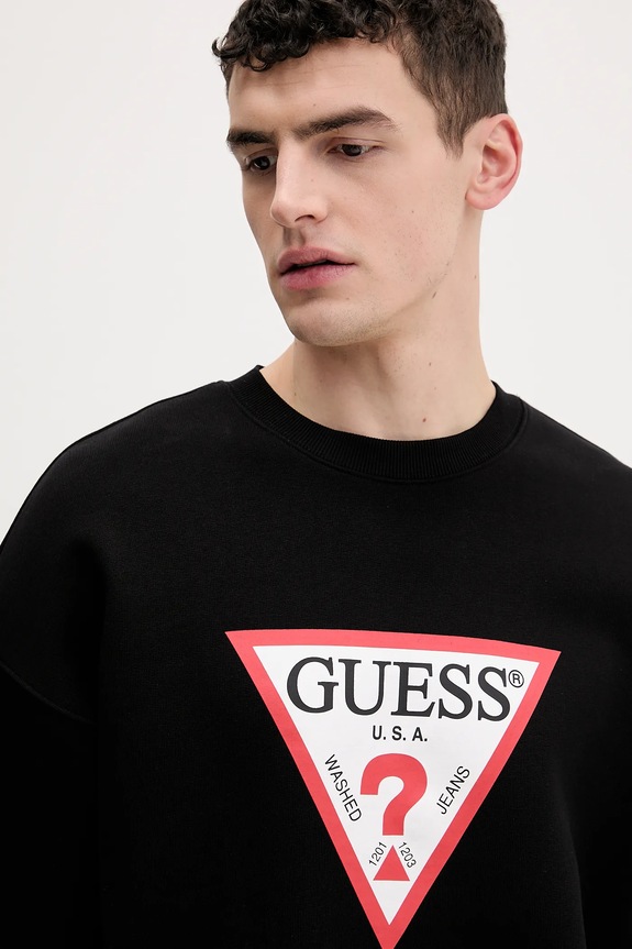 Pulover Guess Jeans črna M4YQ21.K9V31