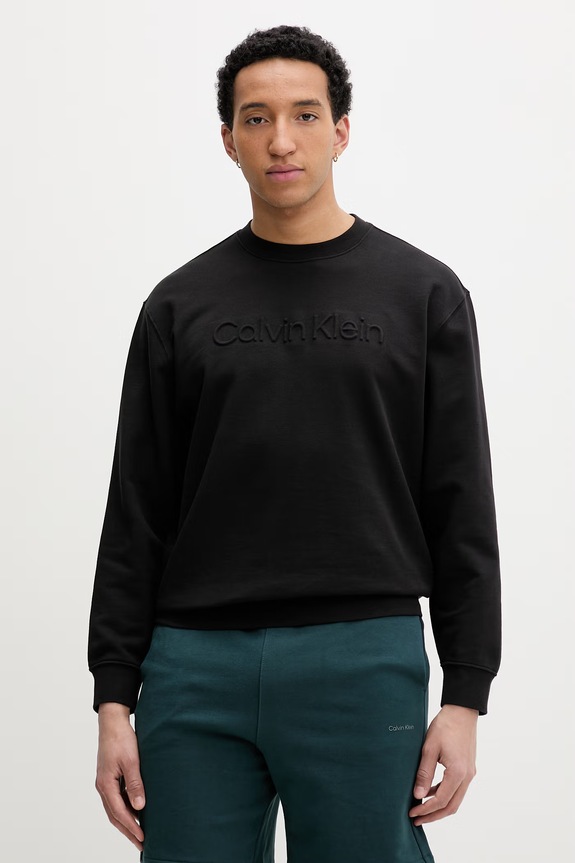 Calvin Klein férfi pamut melegítőfelső fekete LV04LF230G