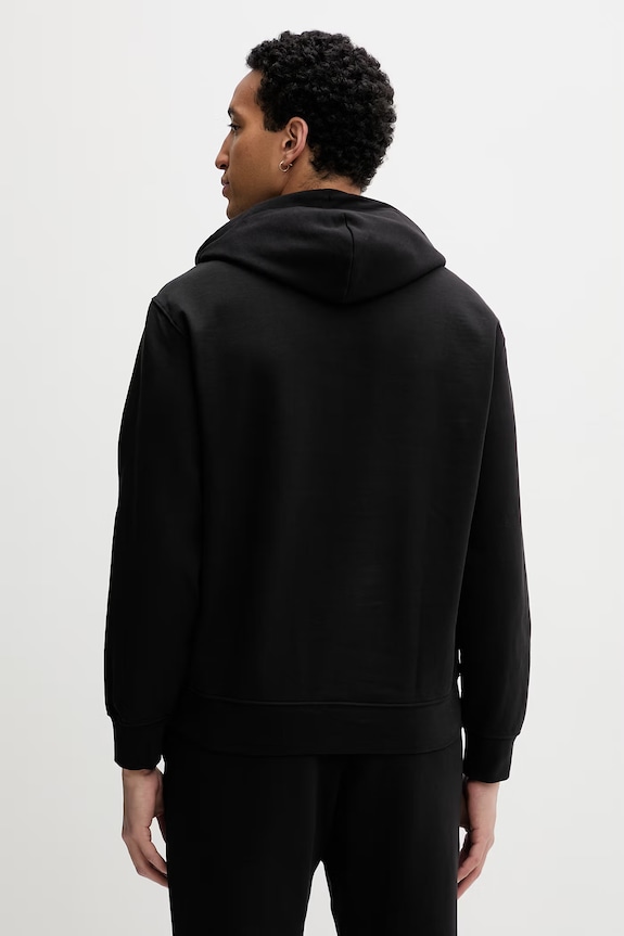 Ruházat Calvin Klein kapucnis melegítőfelső férfi pamut LV04LF242G fekete