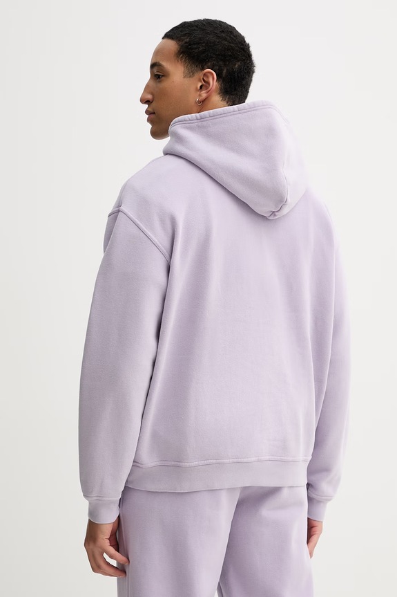 Îmbrăcăminte American Vintage hanorac de bumbac MPLI03C violet