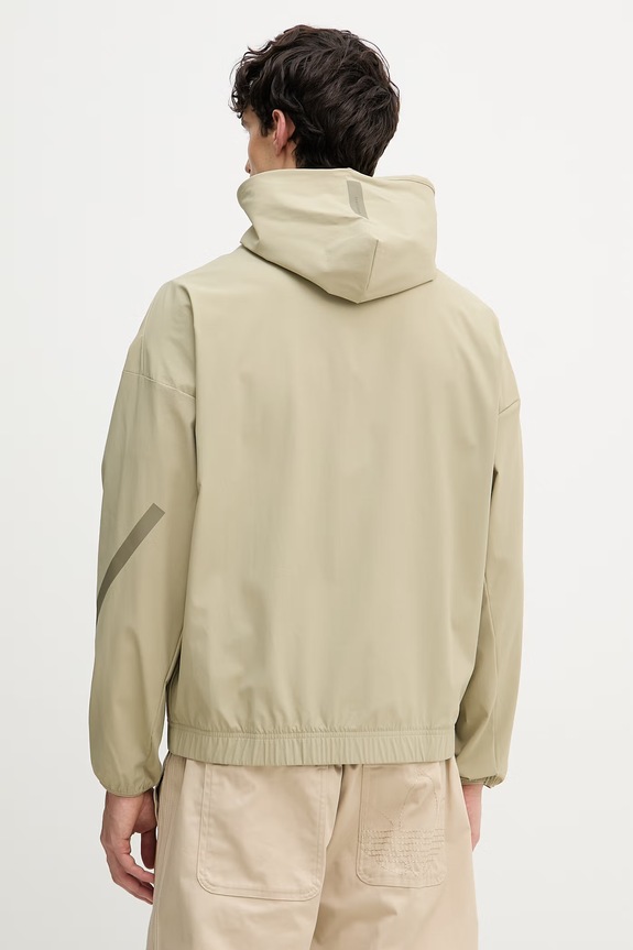 Îmbrăcăminte adidas hanorac cu fermoar și glugă pentru bărbați x Z.N.E KD8499 verde