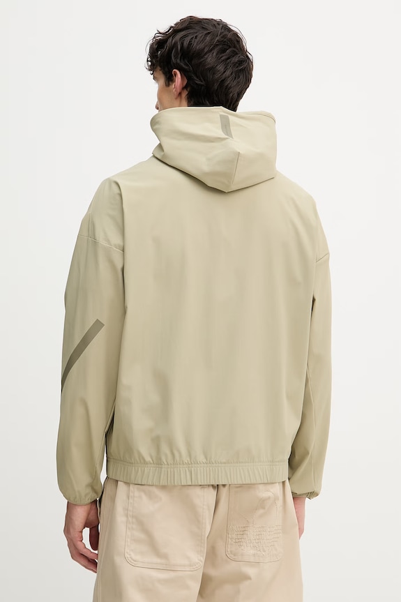 Îmbrăcăminte adidas hanorac cu fermoar și glugă pentru bărbați x Z.N.E KD8499 verde
