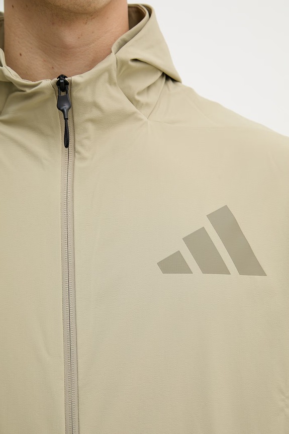 adidas hanorac cu fermoar și glugă pentru bărbați x Z.N.E KD8499 verde
