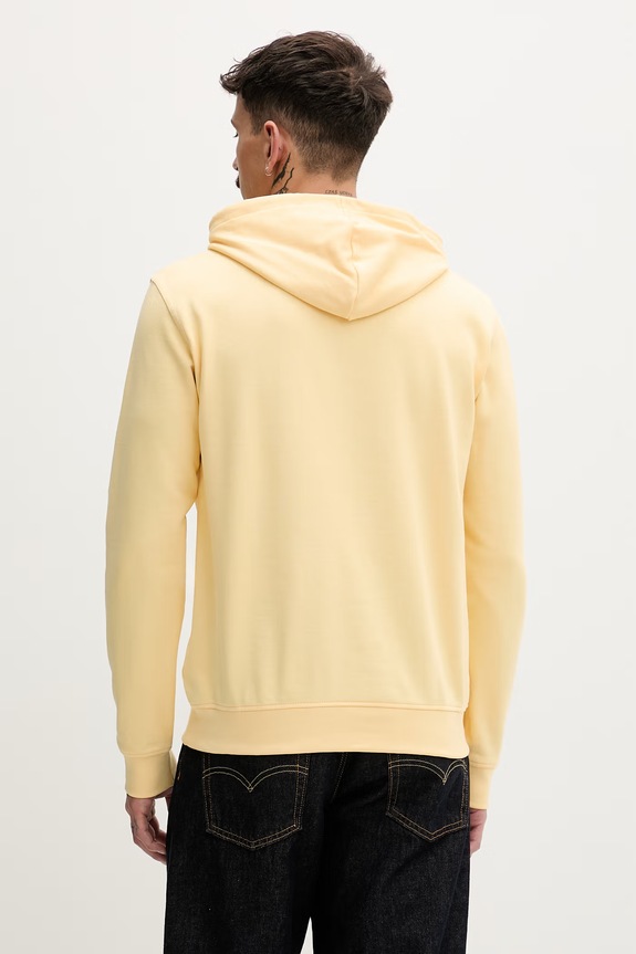 Oblečenie adidas Originals mikina s kapucňou dámska bavlnená KE1158 žltá