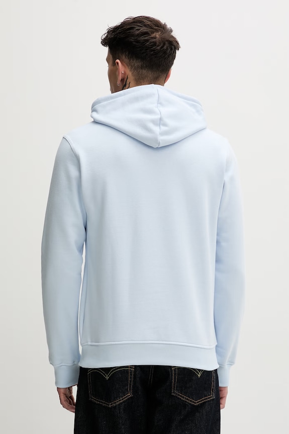 Oblečenie adidas Originals mikina s kapucňou pánska s bavlnou KE1194 modrá
