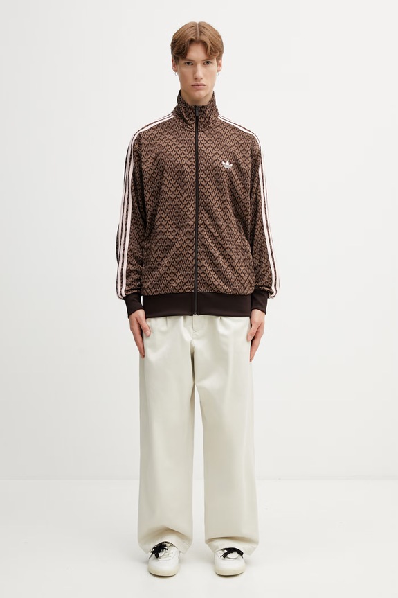 adidas Originals Firebird bluza rozpinana męska KE1677 brązowy