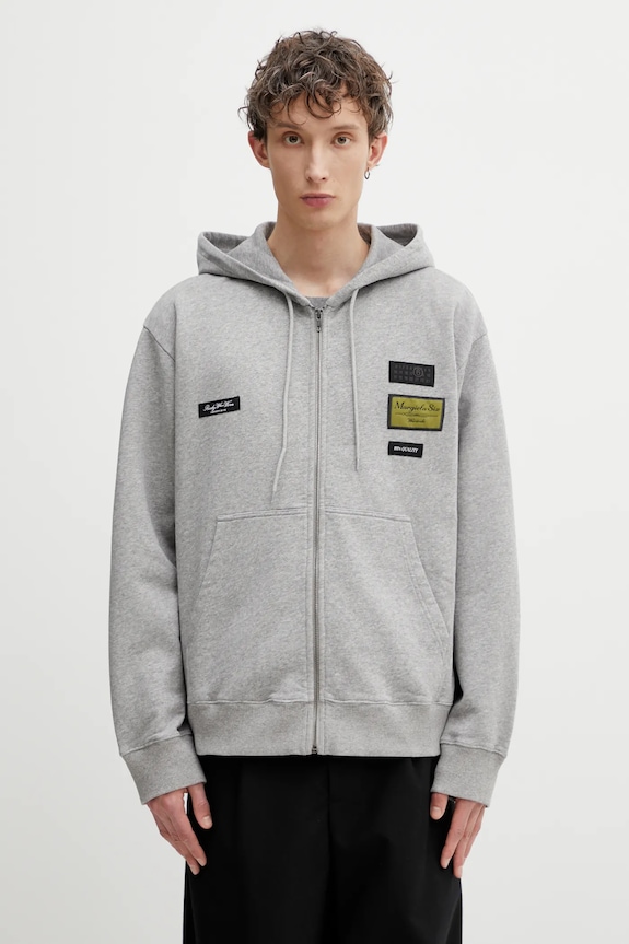 MM6 Maison Margiela cotton sweatshirt cotton gray SH0HG0007.M25025.853M