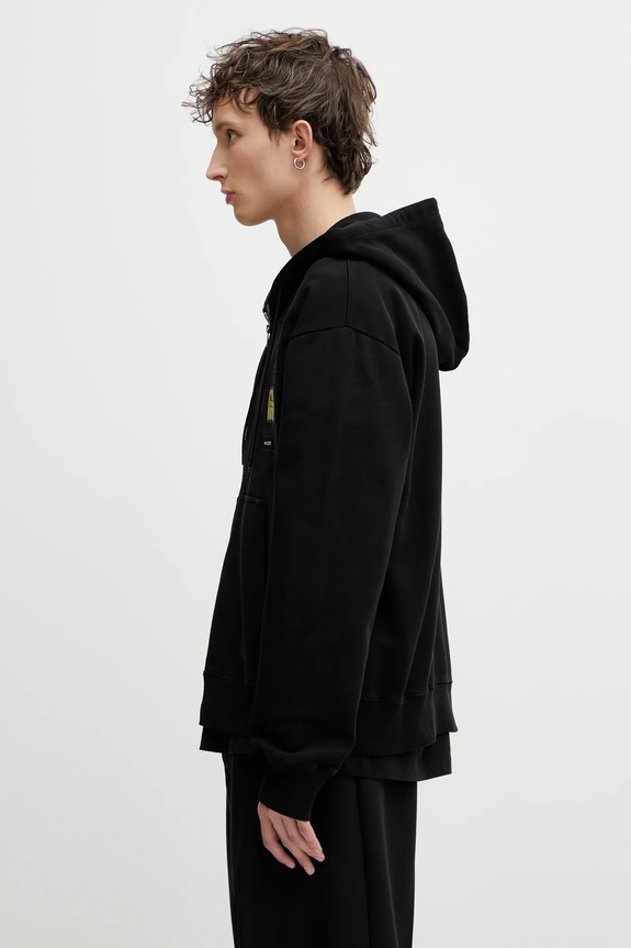 Бавовняна кофта MM6 Maison Margiela SH0HG0007.M25025.900 чорний SS26
