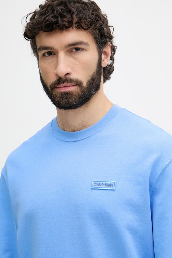 Calvin Klein Jeans férfi pamut melegítőfelső kék LV04RF271G
