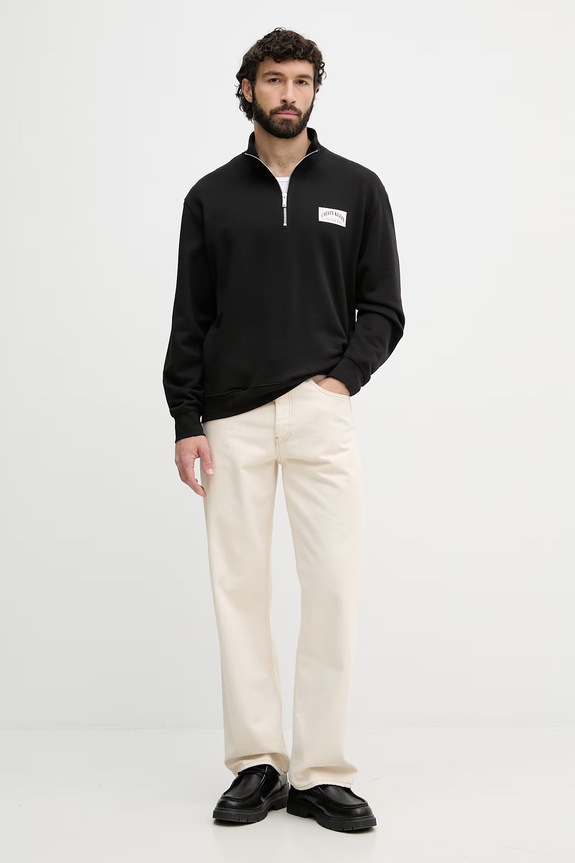 Calvin Klein Jeans hanorac pentru bărbați, din bumbac LV04RF293G negru SS26