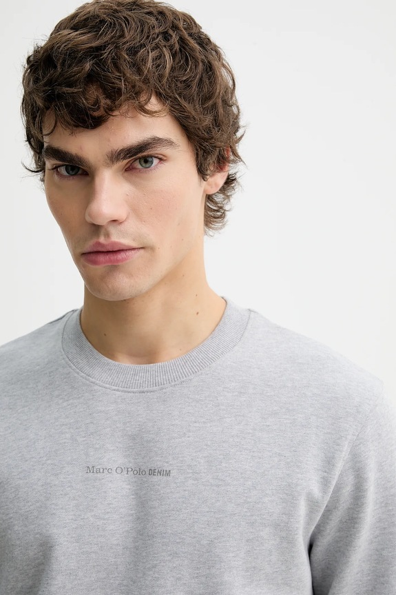 Marc O'Polo bluza bawełniana szary 5000008491