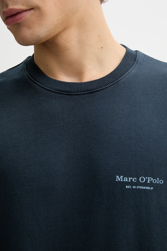 Marc O'Polo hanorac de bumbac 5000012634 bleumarin