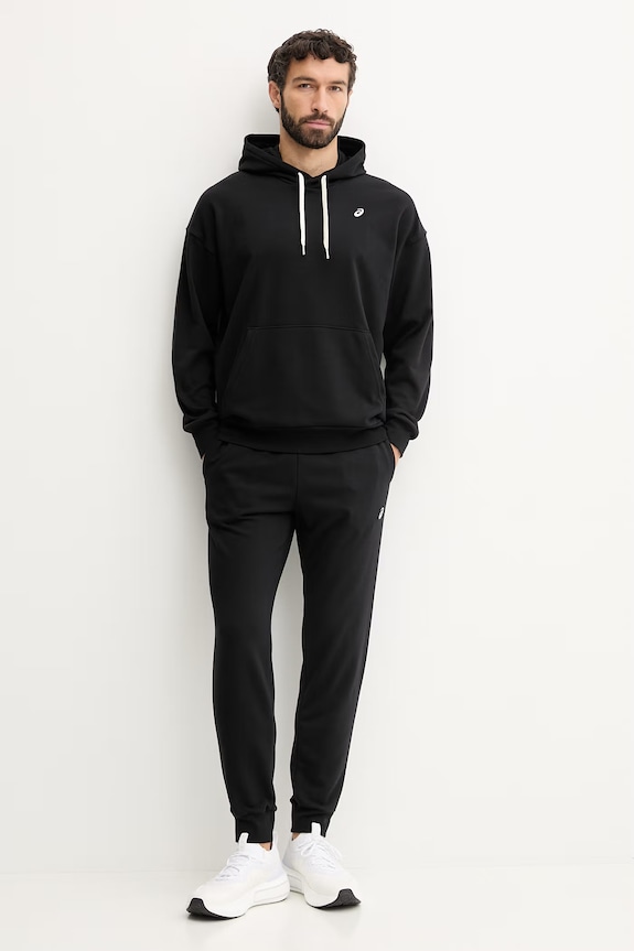 Pulover za vadbo Asics FRENCH TERRY 2031F449 črna SS26