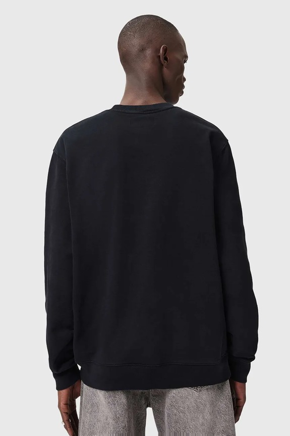 Bavlnená mikina AllSaints LOVER M010NC čierna SS26