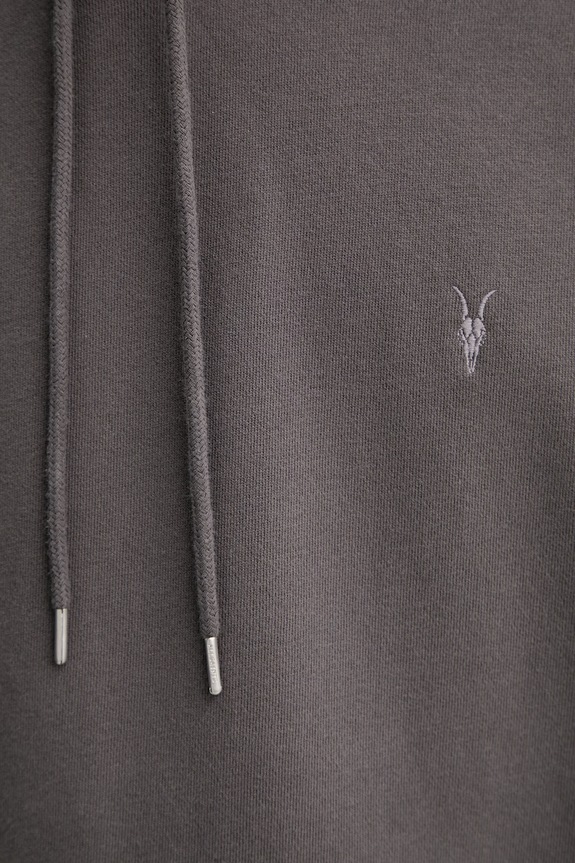 AllSaints bluza bawełniana ASHER M017ND szary
