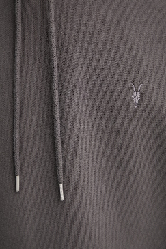 AllSaints bluza bawełniana ASHER M017ND szary