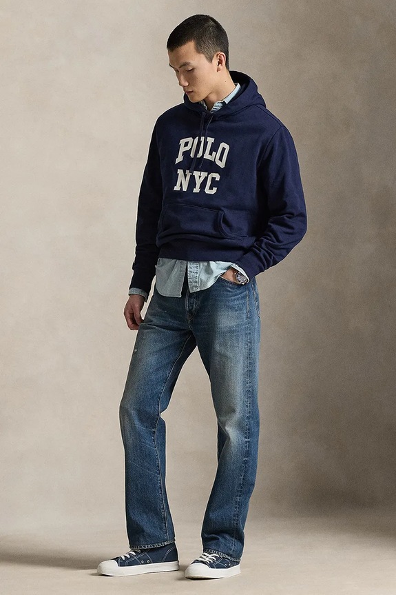 Oblečenie Mikina Polo Ralph Lauren 710A13245 tmavomodrá