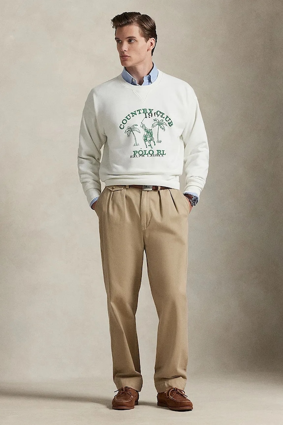 Ρούχα Μπλούζα Polo Ralph Lauren 710B13518 μπεζ