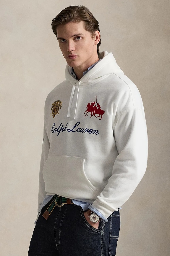 Polo Ralph Lauren bluză imprimeu bej 710B14217