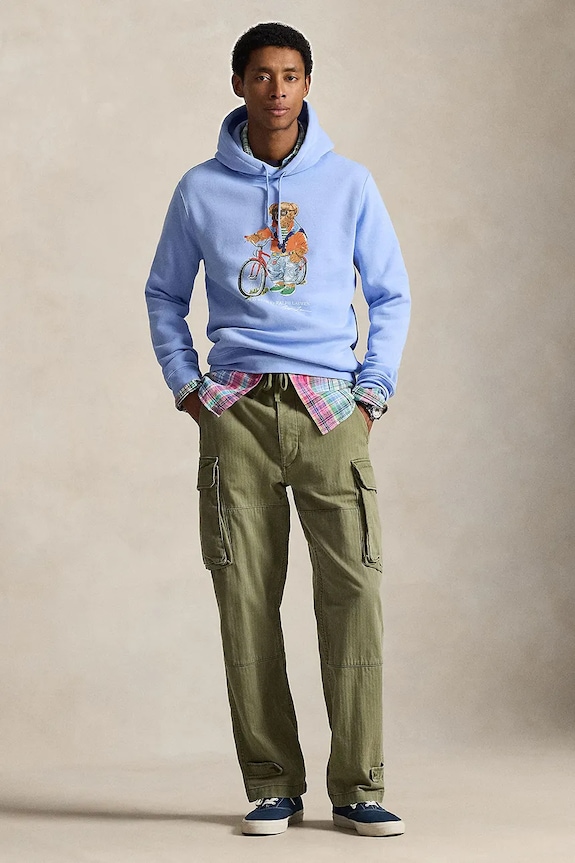 Îmbrăcăminte Polo Ralph Lauren bluză 710B14614 albastru