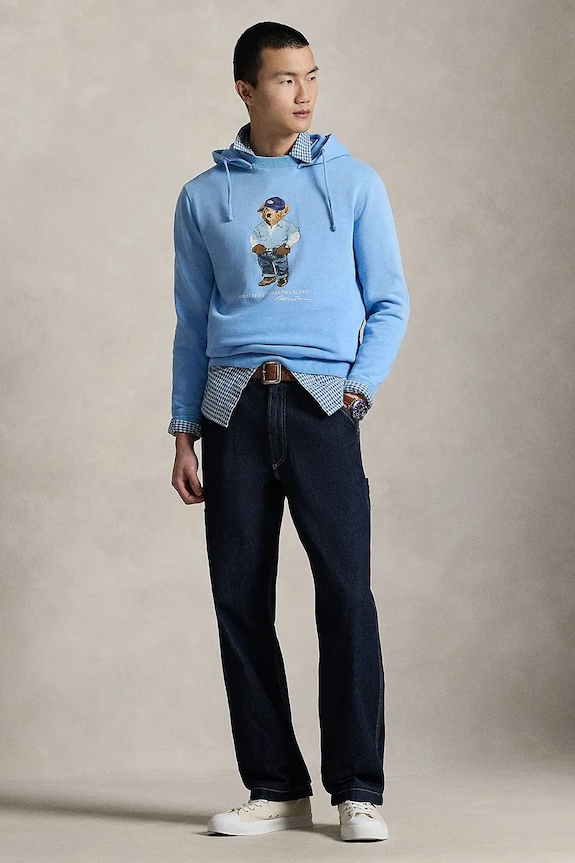 Oblečenie Mikina Polo Ralph Lauren 710B14619 modrá
