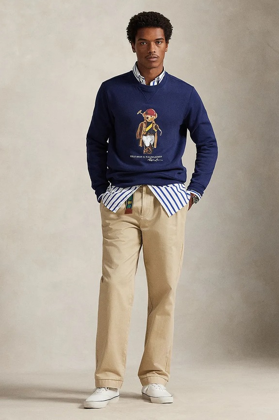 Oblečenie Mikina Polo Ralph Lauren 710B14625 tmavomodrá