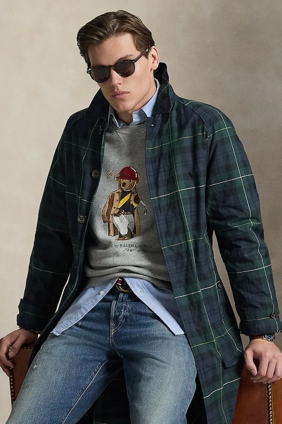 Polo Ralph Lauren bluză 710B14625 gri